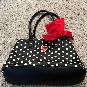 Never used Betsey Johnson Polka Dot Purse